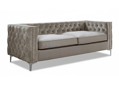 Chesterfield trīsvietīgais moderns mēbeļu tekstilas audums samets viesistaba luksusa dīvāns.