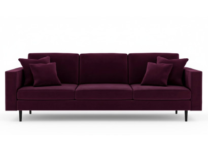 Bordo vīnogu sarkans audums dzīvojamā istabā sofa Itālijas mēbeles dizains dīvāni polsterētas