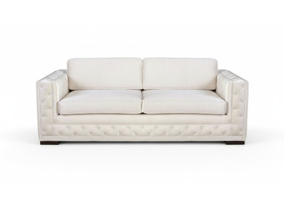 Baltā Chesterfield modernā dizaina dīvāns, auduma dīvāns, jauns radošs mēbeles 3-vietīgs.