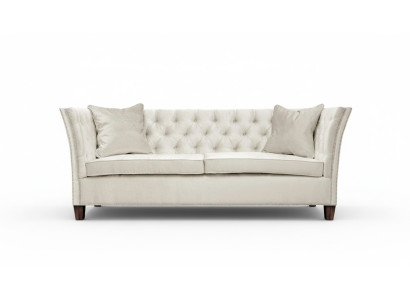 Chesterfield divguļamā sofa gaiši pelēks audums dzīvojamā istaba dizaina polsterēta sofa kreatīva