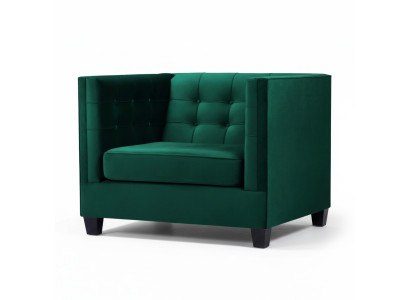 Dīvāns Chesterfield mūsdienīgs dzīvojamās istabas Moderns Tekstils Audums Zaļš Radošais Mēbeles Jauns
