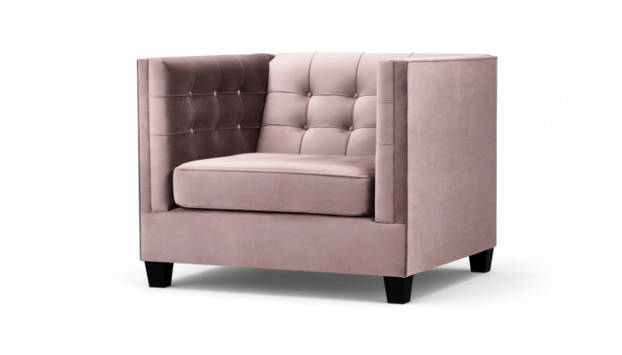 Krēsls Chesterfield audums audums radoša mēbeļu jauna moderna dzīvojamā istaba lilla