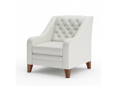 Krēsla audums Audums Baltā Krāsa Radošās mēbeles Jauna Dzīvojamā Istaba Moderns Chesterfield.