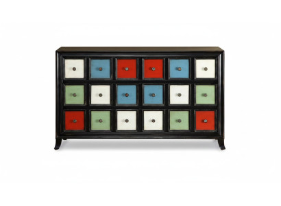 Komoda Kommode skapis Sideboard Mēbeles Skapis Koks Plaukts Aptieka