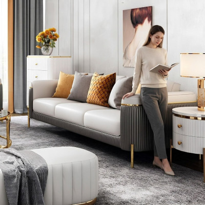 Sofas komplekts 3 sēdvietām dizaina sofa, polster Couch moderns galdiņš jaunums