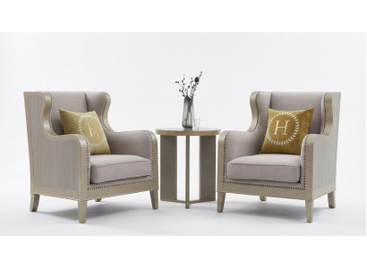 Sofas komplekts Iesniegums 3 gab. komplekts 2x krēsli Galdiņš Galds Sofa kārtas komplekti