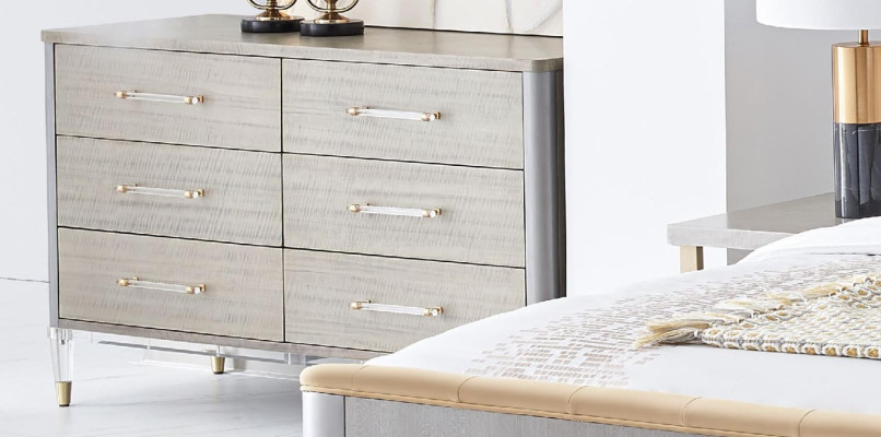 Mūsdienīga koka komoda sideboard komodes zemas plaukti dzīvojamās istabas skapis.