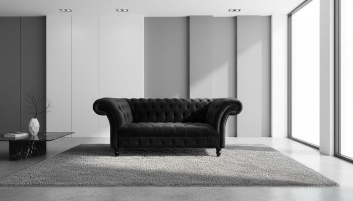 Chesterfield Divgultnis 2 divvietīgs tradicionālā Jaunā dīvāni mēbeles polsterēšana ir jauna