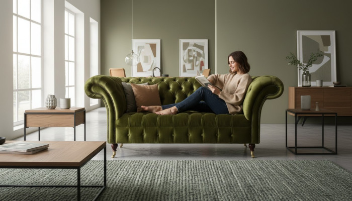 Dīvāns divvietīgs 2 sēdvietīgs klasiskā polsterētājs jauns sofa Chesterfield sofa jauns