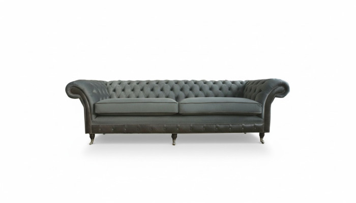Chesterfield Original mēbeles 4 sēdvietu dīvāns Polster Sofas Couchen