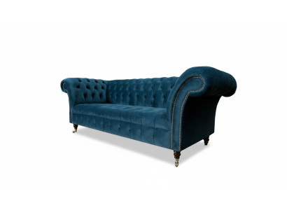 Chesterfield Sofa Sēdekļa dīvāns Moderns polster Sede Garniture Tekstils