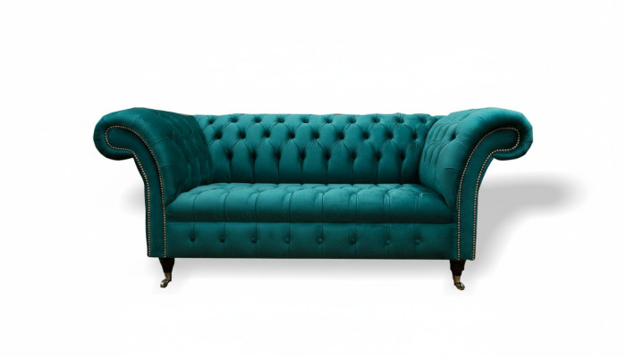 Dīvāns 2-vietīgs Kesterfilda mīkstā dizaina luksusa dīvāns Sofa atpūtas kluba dīvāni.