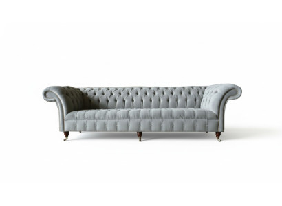 Pelnrušķīgs liels dīvāns sofa Chesterfield 265cm mīkstie dīvāni 4-vietīgs āda
