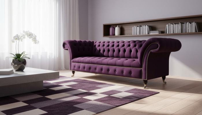 XXL Dīvāns 3 sēdvietu dīvāns Polster Chesterfield sēdvietu komplekts auduma āda