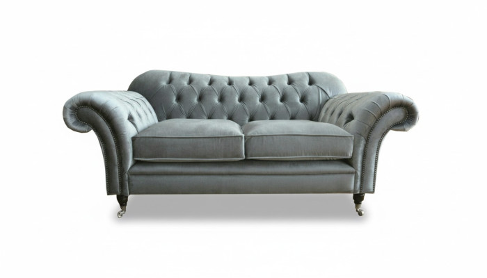 Chesterfield Tekstils Dīvāns 2 Vietu Greznas Dīvāns Polster Dīvāni Dizaina Auduma Dīvāns Jauns
