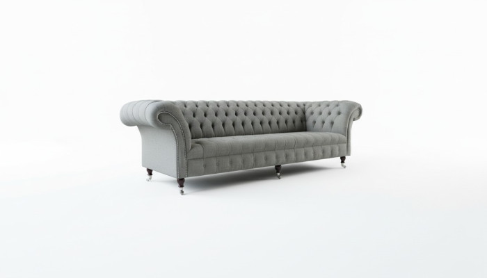 xxl Lielais Sofa Couch Chesterfield 265cm Polster Sofas 4 Sitzer Tekstile Moderns