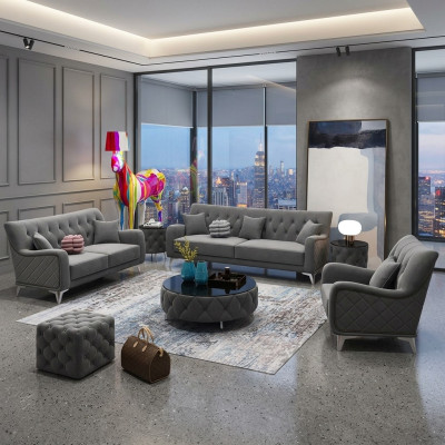 Sofas komplekts 7 gab. galds dīvāns galds dīvāns Modernie dīvāni veļas dīvāns Jaunais