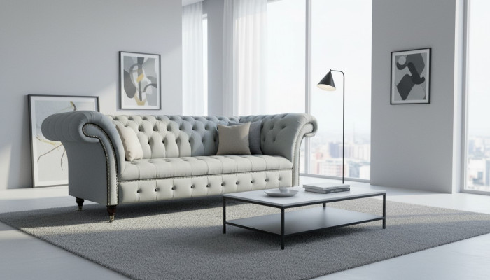 Dīvāns Dīvāns Polster Garnitur Sēdēt Dīvāni Dīvāni Chesterfield 3 Sēdvietas