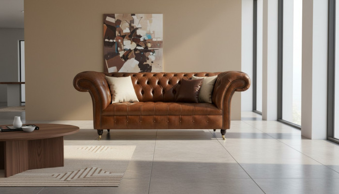 Chesterfield divvientuļa mīksto mēbeļu dizainera dīvāns, dīvāni, komplekts dīvāns #325 Jauns