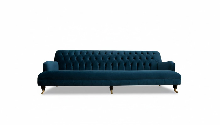 Liels ādas dīvāns Chesterfield 250 cm pārklājuma dīvāni 4-vietīgs āda tekstils Turkuāze