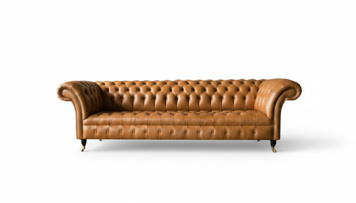 Dizaina dīvāns Chesterfield polster mūsdienīgs tekstilas audums dīvāns 4 cilvēkiem jauns.