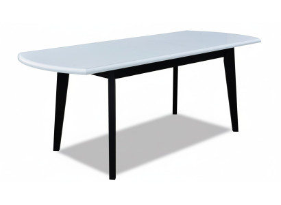 Galdi Dizaina Galds Koka Galds Ēdamistaba Luksusa Mēbeles Balts Melns 80x160/200 cm