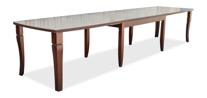 Mākslinieka virtuves galds Dzīvojamā istaba Koks Lux tabulas 100x160/400cm mēbeles