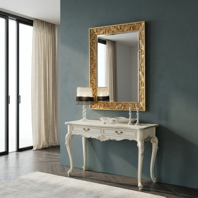 Spogulis Itāļu dizaina mēbeles Stenda spogulis 93x183cm Baroka Rokokas