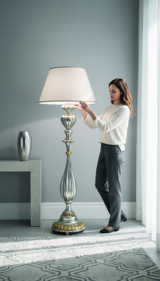 Dizainera xxl Big apgaismojums lampa grīdas lampa stāvlampa lampa apgaismošana Ø 65 * 140cm