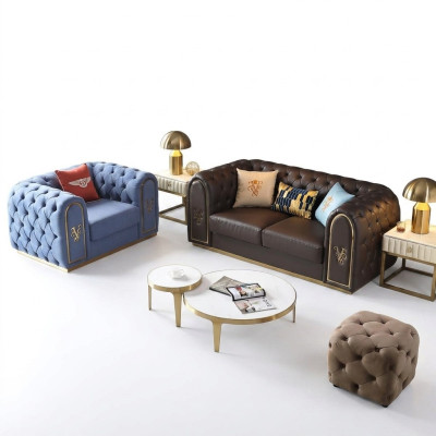 Sofagarnitūras 3+1 vietu Klasiskā dzīvojamā zona gulta dīvāns dīvāni Pārklājums