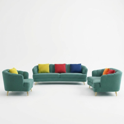 Sofas komplekts 3+2 sēdvietām - Dīvāns, polsteris, dīvānus dizains