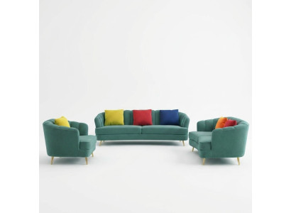 Sofas komplekts 3+2 sēdvietām - Dīvāns, polsteris, dīvānus dizains
