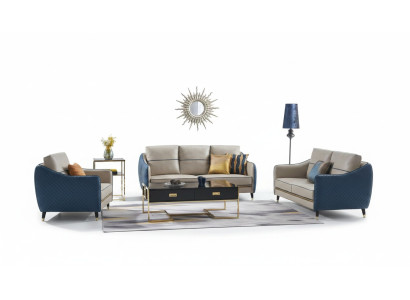 Sofas 3+1 sēdvietu komplekts dizains dekoru dīvānos polster couchen atpūtas āda