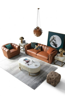 Sofas komplekts 3+1 sēdvietas Klasiskā dzīvojamā telpa Dīvāni Gultas Polsternavas