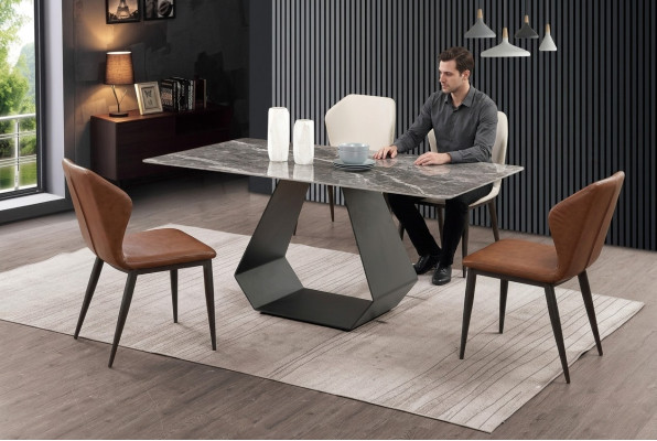 Moderns ēdamgalds Marmora galds 180x90 ēdamistaba luksusa mēbeles dizains Jauna.