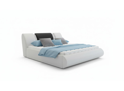 Lukso Boxspring gultas Melna Balta Gultasguļamistabas mēbeles Dizains Dubultā viesnīca