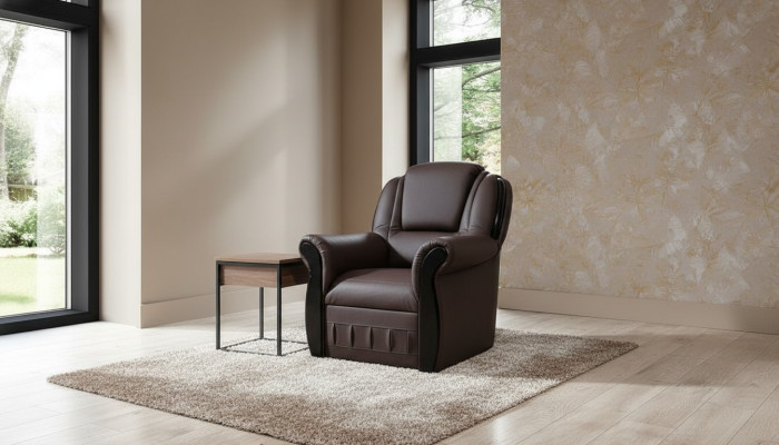 Krēsls Klubs Polster Sofa 1 vietne Biroja iekārtojums Jauns Lounge dizains Atpakaļgaitas krēsls