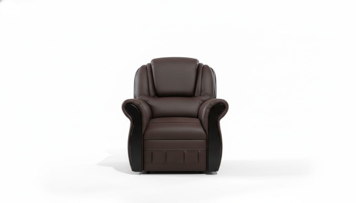 Krēsls Klubs Polster Sofa 1 vietne Biroja iekārtojums Jauns Lounge dizains Atpakaļgaitas krēsls