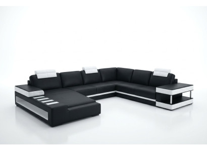 Ādas dīvānu stūra dīvānu dzīvojamā istaba Dizainera dīvāns Gaismas dīvāns Polster Hallstadt-based Sofa