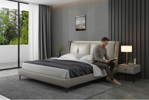Gulta Klasiskā gulta Luksus divguļamistabas koka 180x200