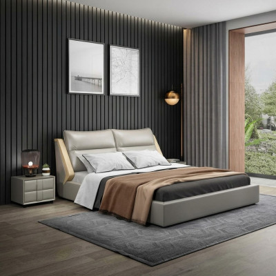 Guļamistabas luksusa gulta dizains koka gulta gultas 180x200cm viesnīcas gultas