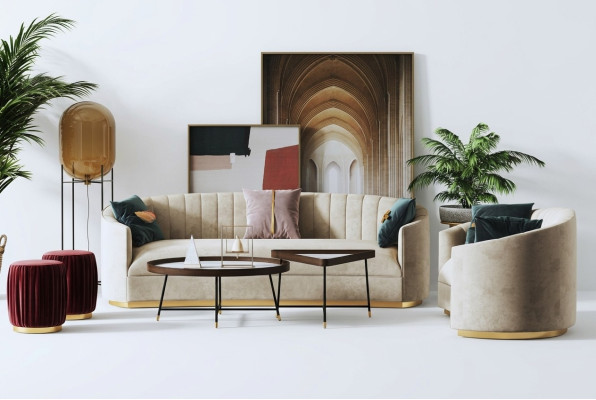 Sofas komplekts 3+1 sēdvietas dizaina dīvāns Polster Couchen Couch Modern