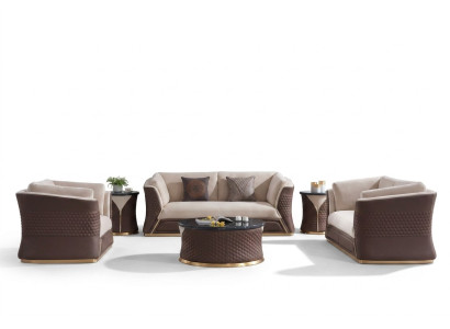 Sofas komplekts 3+2+1 sēdvietas ādas mājošā platība komplekts