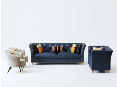 Moderns Chesterfield dīvānu komplekts 3+2 sēdvietu Stilīgi dīvāni ādas mēbeles