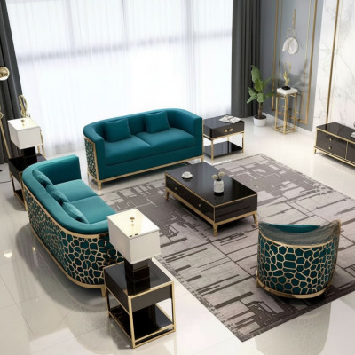 Sofas komplekts gultas 321 sēžamvieta No auduma, dīvāni Dīvāni luksusa mēbeles Pamatnes