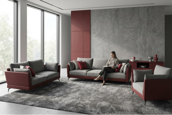 Sofa komplekts 3+2+1 sēdvietas auduma materiāla dzīvojamās zonas dīvāni gultas mīkstā komforta mēbeles