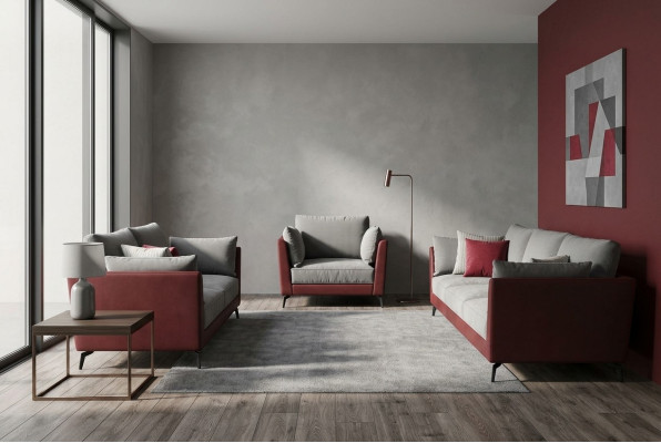Sofa komplekts 3+2+1 sēdvietas auduma materiāla dzīvojamās zonas dīvāni gultas mīkstā komforta mēbeles