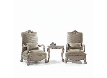 2 krēsli, galdiņš, dzīvojamā istaba, galds, dīvāns, pieturas galds 3 daļas