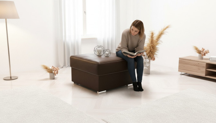 Hocker Polsterhocker Sitzhocker Edler Truhe Box Pouf Fußhocker Sitz Deivs Polsterhocker Piecpadsmitkājis deivs Kaste Pouf Pēdu atbalsta kāpums