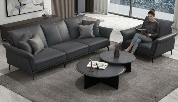 Krēsla atpūta Audums Lounge Luxus Televīzijas klubs Sēdekļa polsterējums Designer Couch